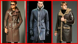 Top 100 Outstanding Mens Pure Sheepskin Jackets and Shearling Coats Designs 2020 [upl. by Nerte]