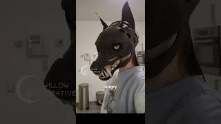 Makingof animatronic wolf mask [upl. by Aivataj]