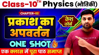 Prakash Ka Apvartan Class 10th  Physics Chapter 2 Class 10  प्रकाश का अपवर्तन कक्षा 10 [upl. by Niuqram]