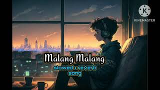 Malang Malang slowed  reverb use headphones 🎧 music [upl. by Chrystel]