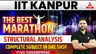 Structural Analysis Marathon in GATE 2023 Civil Engineering  By Rehan Sir [upl. by Kimmel]