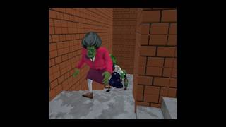 Granny aur rad misty bana zombies Part4  Funny Animation Horror  shortvideo granny [upl. by Neelrahs]