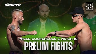 PRELIM FIGHTS  Press Conference amp WeighIn [upl. by Acissev]