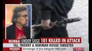 Mumbai Terror Attack  Part 1  Discussion on TIMES NOW  27 November 2008 [upl. by Esital]