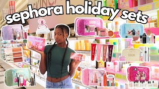 Come Shopping With Me For Sephoras Holiday Sets [upl. by Yffat]