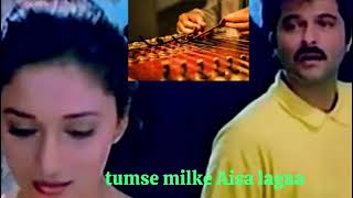 Tumse milke aisa laga cover  santoor  instrumental  hindi  classic parinda [upl. by Sadella]