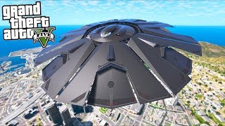 Play as an Alien UFO Escape Mod GTA 5 Mods  Evade Gameplay [upl. by Olenka]