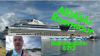 Willkommen an Board AIDAblu 🛳️  Roomtour BalkonCabin 8212 [upl. by Sell]