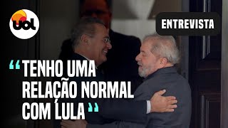 Renan Calheiros sobre Lula quotTenho uma relação normalquot [upl. by Dnalyar]