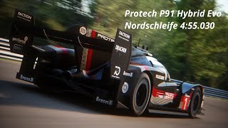 RSS Protech P91 Hybrid Evo  Nordschleife Hot Lap VR 455030 [upl. by Schott704]