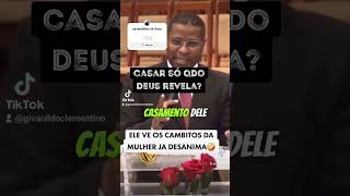 CASAMENTO TEM QUE TER ATRAÇÃO OU AMOR  fe reflexão shorts casamentos [upl. by Kahl]