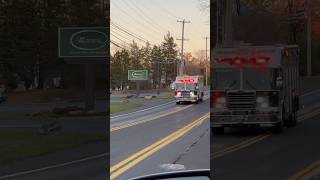 Limerick Fire Dept Rescue 51 and 376A RespondingArriving OnScene of a Motorcycle Accident shorts [upl. by Hollinger315]