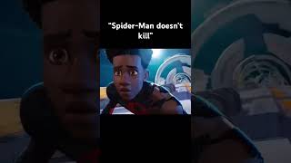 “SpiderMan doesn’t kill” spiderman edit spiderverse [upl. by Esoranna439]