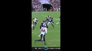 Gus Edwards rushes for a 13yard Gain vs Houston Texans [upl. by Gnanmas]