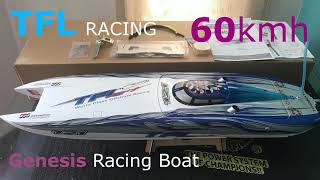 UNBOXING OF TFL GENESIS 1122  CATAMARAN EP RACING BOAT [upl. by Liek301]