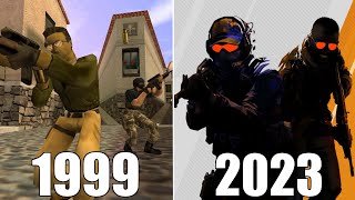 Evolution of CounterStrike Games 19992023 [upl. by Lirpa726]