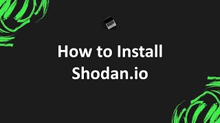 How To Install Shodanio on Kali Linux and other Linux distributions [upl. by Sheff474]