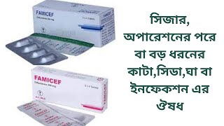 Famicef tabletCefuroxime Axetil সিজারঅপারেশনের পরে বা বড় ধরনের কাটাসিডাঘা বা ইনফেকশন এর ঔষধ [upl. by Gingras]