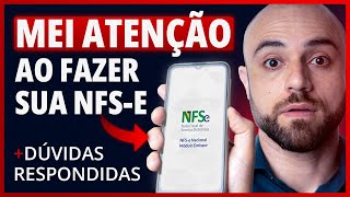 📢MEI Pode Ser PENALIZADO Se Fizer ISSO Ao Preencher NOTA FISCAL NFSe MEI 2024 [upl. by Waldemar]