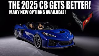 2025 C8 Corvette PRODUCTION Starts TODAY with New OPTIONS in play [upl. by Cerveny]