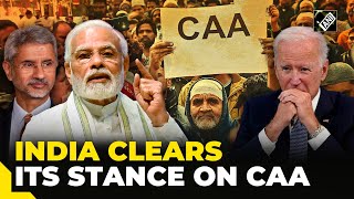 “Misplaced misinformed and unwarranted” India’s response to US remarks on CAA implementation [upl. by Aiht777]