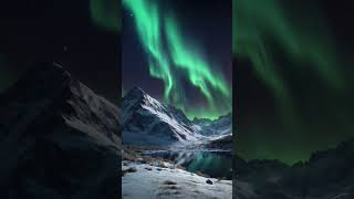 The view of Alaskas Snowy mountain amp Beautiful Night vibes alaska livewallpaper meditation asmr [upl. by Missi681]