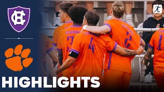 Holy Cross vs Clemson  NCAA College Soccer  Highlights  September 16 2024 [upl. by Eltotsira]