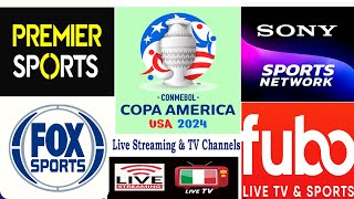 Copa America 2024 Live Streaming amp TV Channels  On Which Channel Copa America is live [upl. by Nenney]