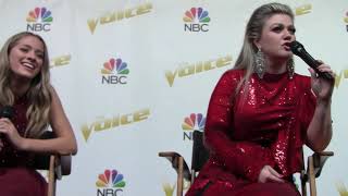 Brynn Cartelli on Singing with Kelly Clarkson  THE VOICE 14 Winner [upl. by Eissed757]