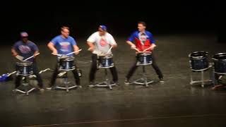 Detroit Pistons drumline performs at Percussion Concussion concert at Jackson College [upl. by Ermengarde]