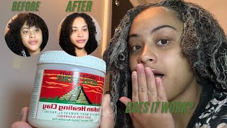 Aztec Clay Mask Review Natural hair [upl. by Hereld]