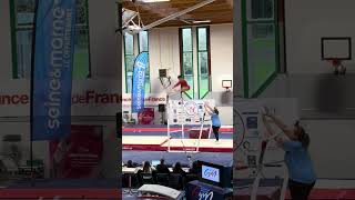 Finale barres Camie Westerman USA  médaille dargent en junior  Tournoi de Combs la Ville 2024 [upl. by Timi]