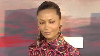 Thandie Newton at HBO Westworld Season 2 premiere red carpet [upl. by Hagi]