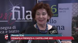 Primafila presenta il cartellone spettacoli a Rende Castrovillari e Mormanno [upl. by Reerg]