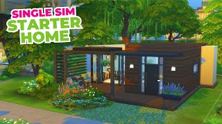 I built a Modern Starter Home in The Sims 4 [upl. by Sukin264]