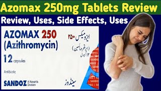 Azithromycin 250 mg tablet uses in hindi  Azomax capsule 250 mg Review  uses Side Effects Dose [upl. by Latrena]