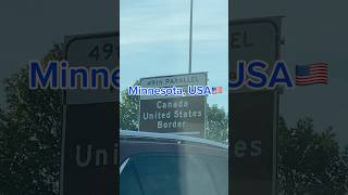 First roadtrip🚘 to USA🇺🇸 from Canada🇨🇦 usa canada travel summer roadtrip [upl. by Beaver973]