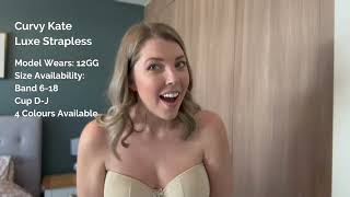 Curvy Kate Luxe Strapless Bra  Review [upl. by Jochbed]