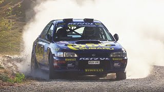 30th Anniversary of the Subaru Impreza GC8 555 Gr A Rally Car Tribute at 2023 RallyLegend [upl. by Gayleen254]