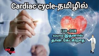 Cardiac cycle clearly explained inTamil MED TAMIL [upl. by Donnie]