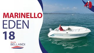 Guida alla Barca MARINELLO EDEN 18  Carrellabile e Senza Patente Nautica  Barche Bellandi [upl. by Trinee]