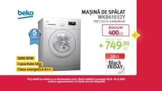 Reclamă ALTEX Black Friday  Mașină BEKO [upl. by Anaeed907]