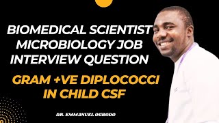 BMS MICROBIOLOGY QUESTION  GRAM POSITIVE DIPLOCOCCI IN CHILD CSF II 2GOODBMSJOBS II DR E C OGBODO [upl. by Martel]