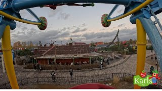 Wetterumschwung Onride  Karls Erlebniswelt Elstal Herbst 2024  🎡4KUHD [upl. by Neirb]