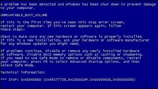 How to Fix an Unmountable Boot Volume in Windows 10 Blue screen error [upl. by Susanetta757]