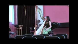 E ParishAlvars  Concertino for Harp and Orchestra emoll op34 [upl. by Noiek]