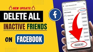 How To Remove All Inactive Friends On Facebook [upl. by Wrand180]