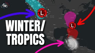 TROPICAL TROUBLE And Our First WINTER STORM Is Possible [upl. by Leimad]