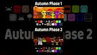 Incredibox Sprunki  Autumn Phase 1 Vs Autumn Phase 2 shorts sprunki [upl. by Illah]