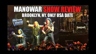 MANOWAR Show Review Report Brooklyn NY Only USA Date At The Kings Theatre Nov 30 2024 [upl. by Llerahs938]